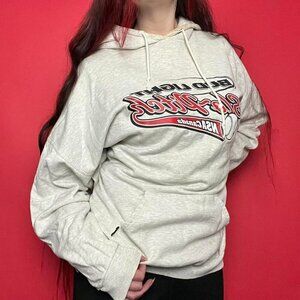 King fashions / Vintage grey bud light baseball hoodie 🩶❤️​​​​​